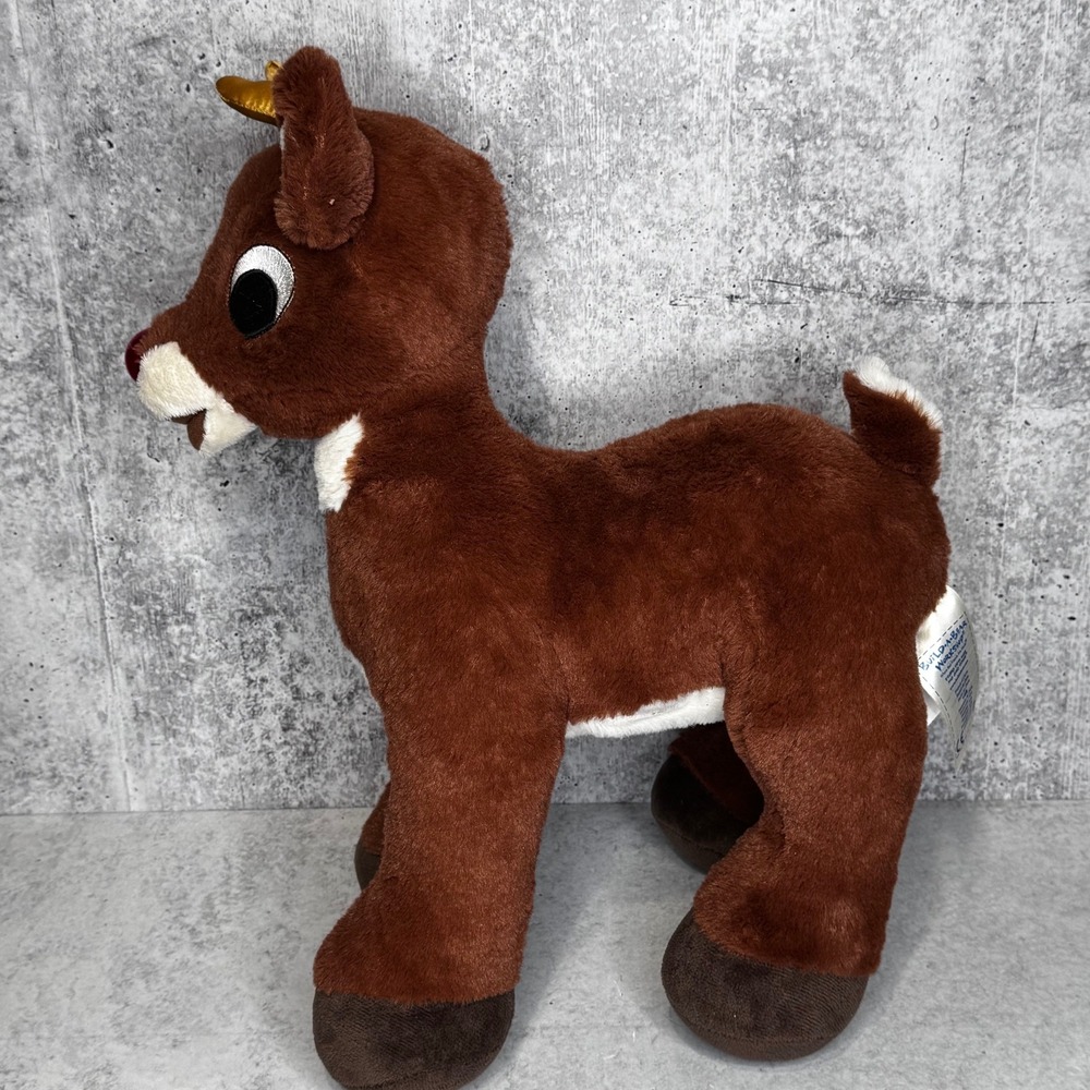 Build-A-Bear Rudolph the Red-Nosed Reindeer Plush 15 inch Christmas Holiday Toy